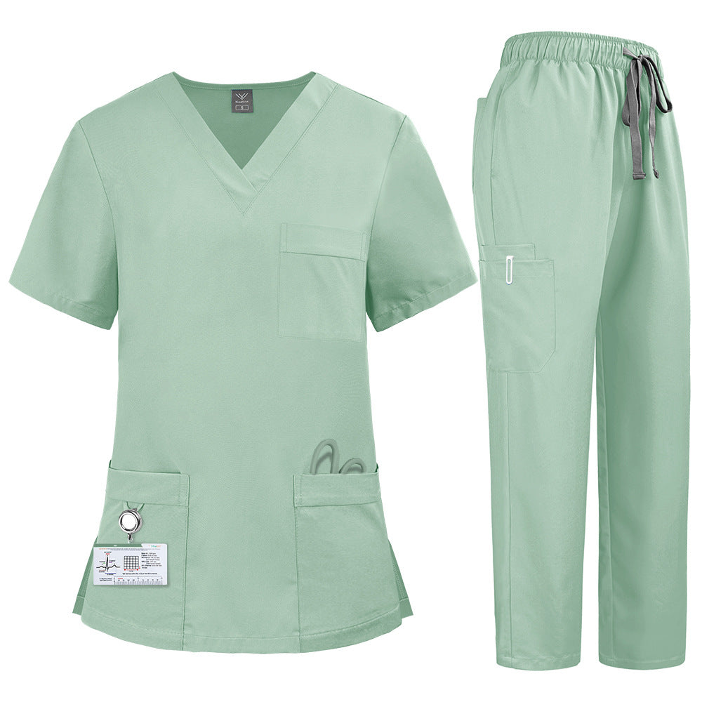 Premium All-Season Unisex Scrub Uniform – Sweat-Resistant, Polyester Workwear