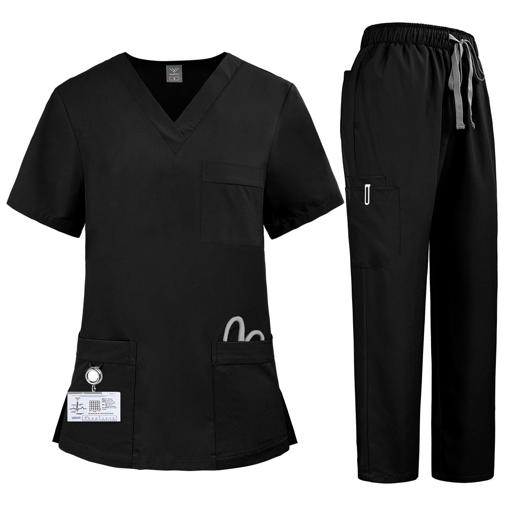 Premium All-Season Unisex Scrub Uniform – Sweat-Resistant, Polyester Workwear