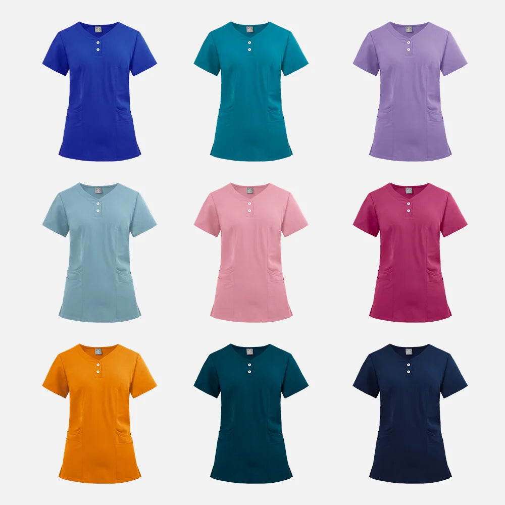 Unisex Stretchable Medical Scrub Set