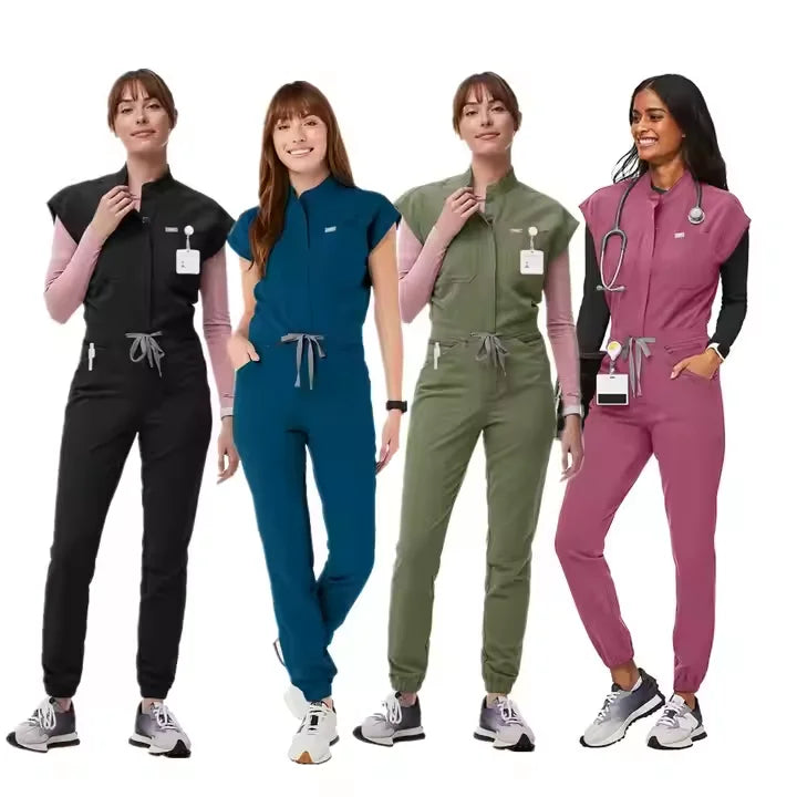 Premium Women’s Healthcare Scrub Set – Jogger Style Medical Uniform