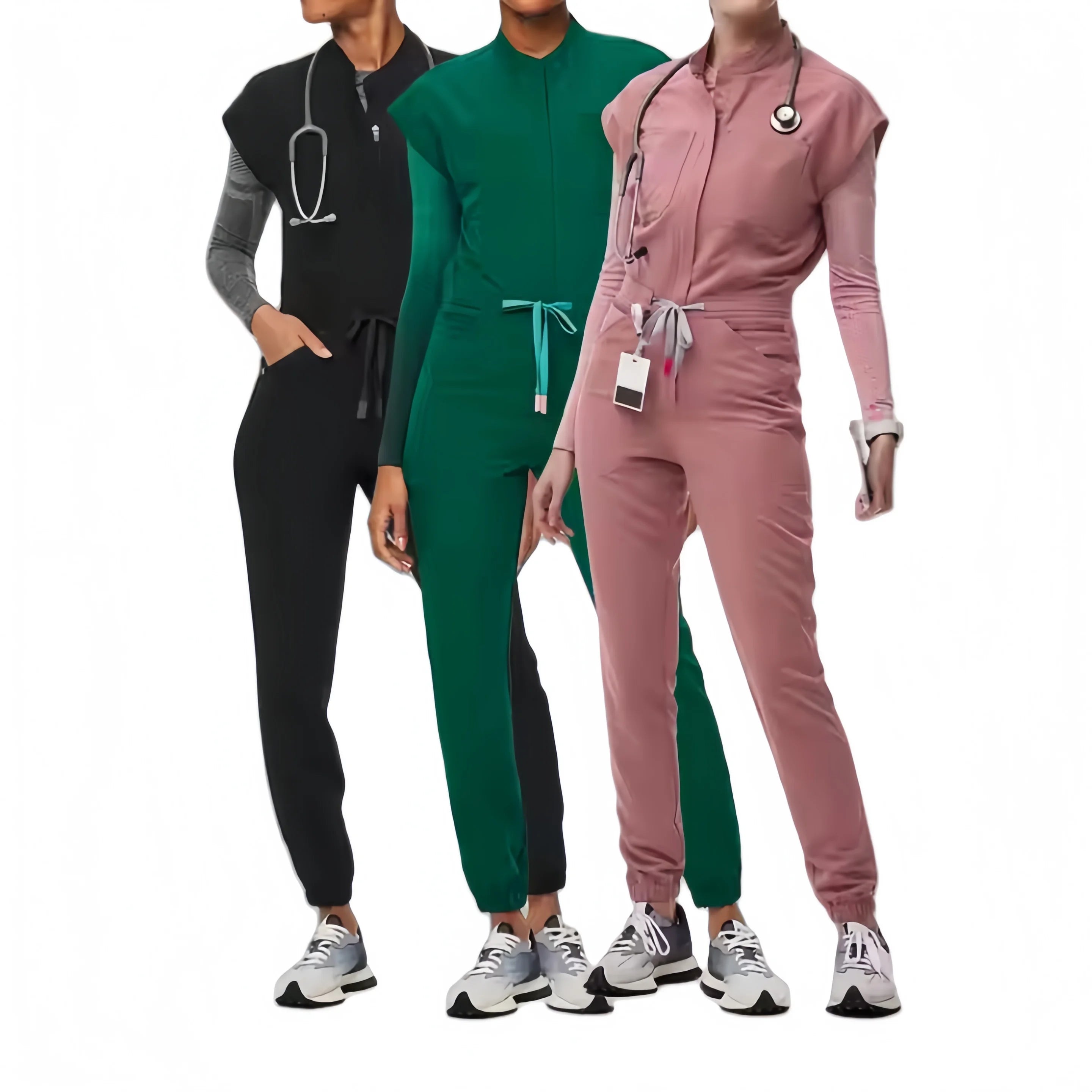 Premium Women’s Healthcare Scrub Set – Jogger Style Medical Uniform
