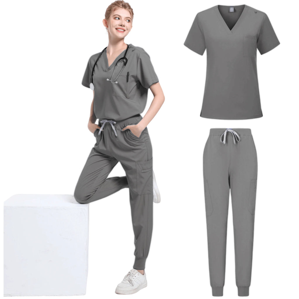 Women Premium Medical Scrub Set – Nurse & Doctor Workwear