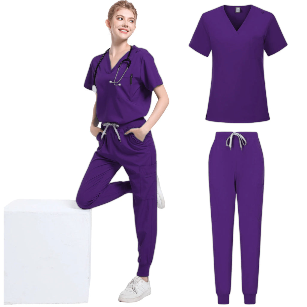 Women Premium Medical Scrub Set – Nurse & Doctor Workwear