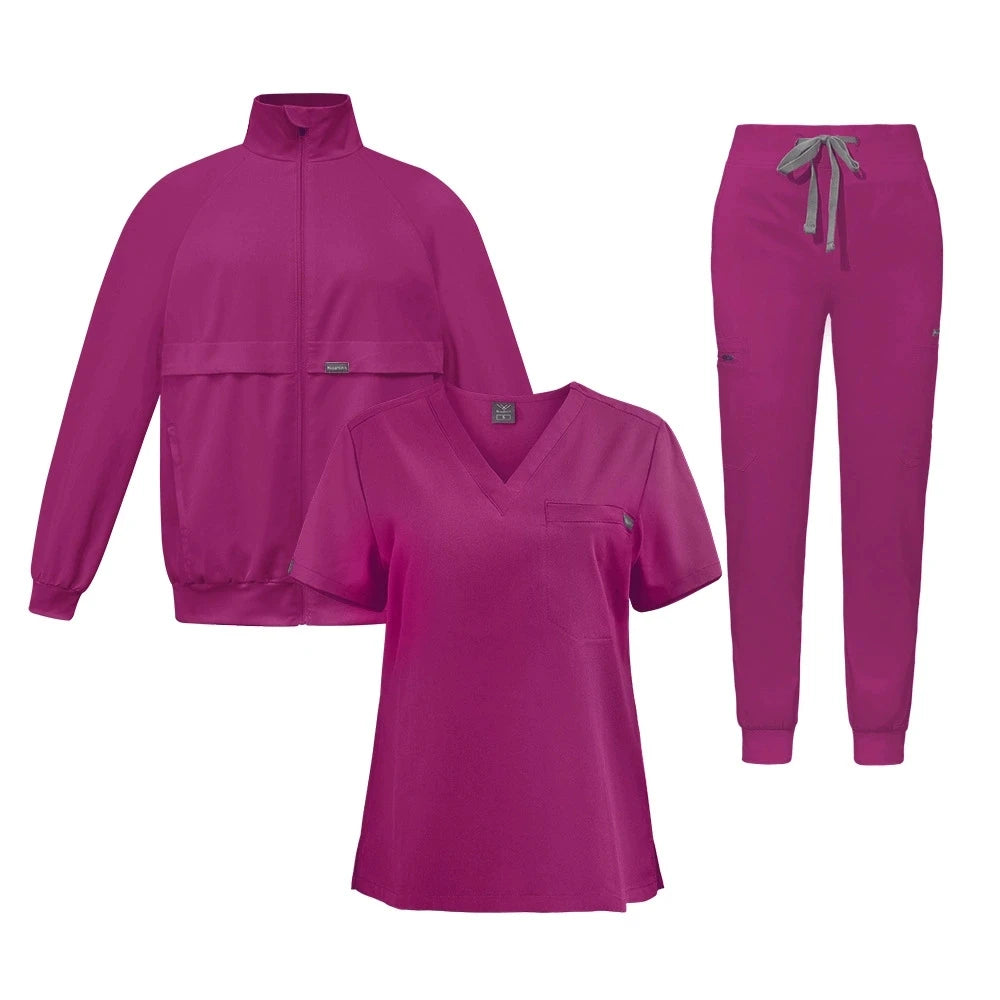 Unisex Medical Scrub Set & Jacket – Nurse, Dental, Vet & Pharmacy Workwear