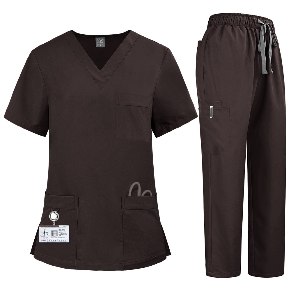Premium All-Season Unisex Scrub Uniform – Sweat-Resistant, Polyester Workwear
