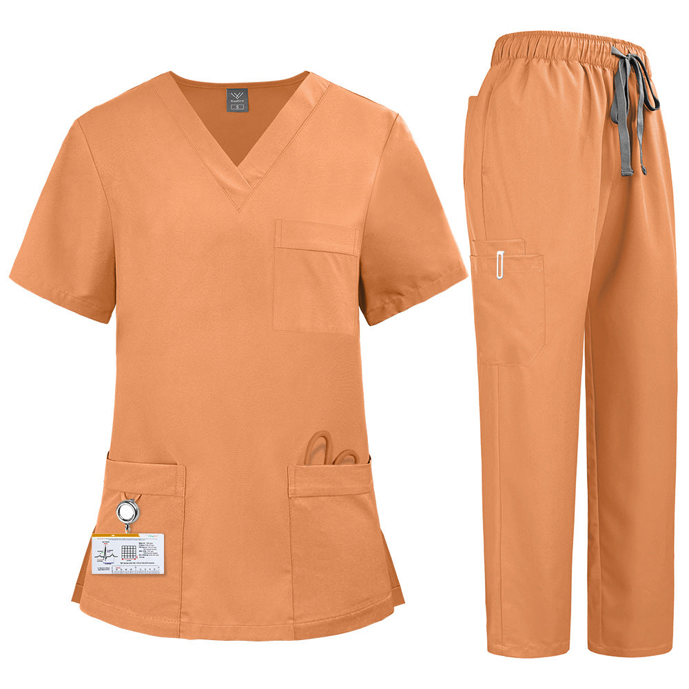 Premium All-Season Unisex Scrub Uniform – Sweat-Resistant, Polyester Workwear